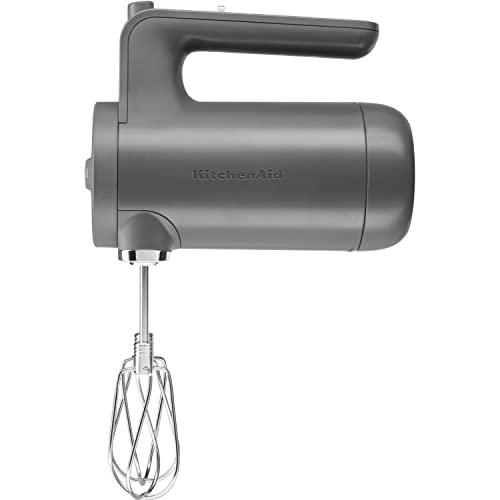 KitchenAid 5KHMB732EDG Gris anthracite Batteur électrique sans fil 7 vitesses