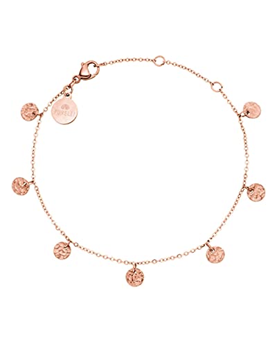 Purelei Malihini Coin Armband (Roségold) – Elegantes, verspieltes Damen Armband mit Plättchen – Edelstahl 18K vergoldet… – Ansicht 1