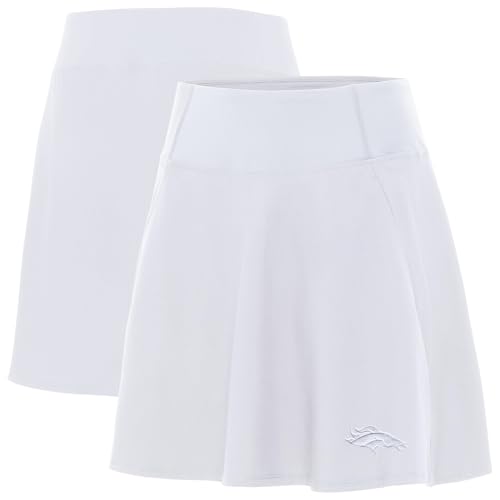 Antigua Women's White Denver Broncos Chip Skort