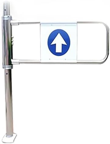 Genérico Puerta batiente metálica Resistente para supermercados y Tiendas, Cierre automático con Resorte, solución de Seguridad unidireccional para bibliotecas y entradas (70x100cm)