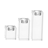 Bougeoir en cristal : facile à nettoyer, il suffit de l'essuyer avec un chiffon, il redeviendra comme neuf.