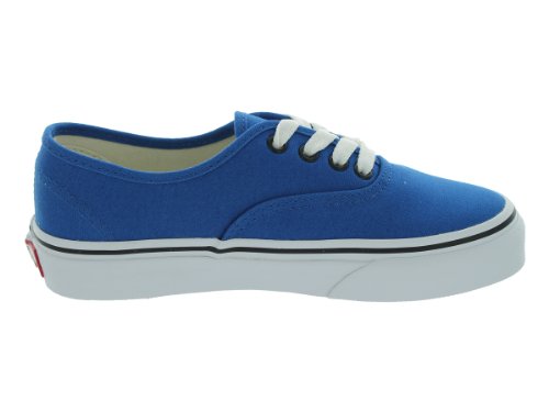 Image of Vans Boy's Fashion Sports Canvas Trainer, Snorkel Blue Black, 3 Big Kid