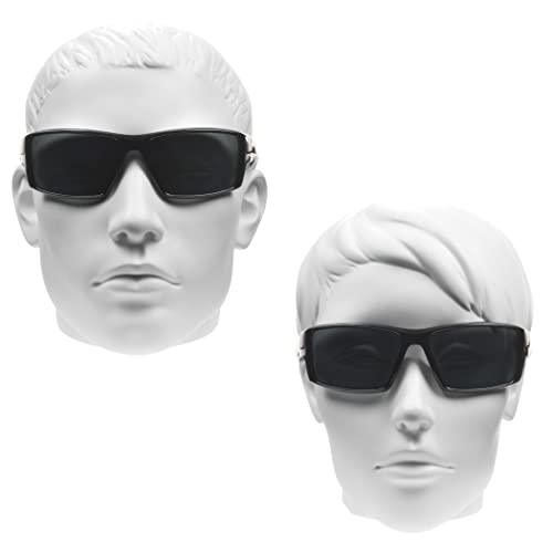 proSPORT Polarized Sunglass Sport Active Outdoor Men Light-Weight Full Wrap Around Frame Smoke Brown or Mirror Lens3