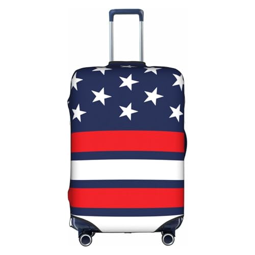 Travel Luggage Cover Vintage America Flag 4 Fashion Washable Baggage Suitcase Protector Fit For Luggage Small