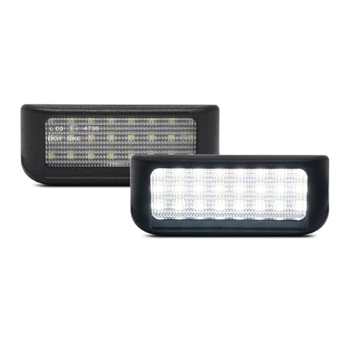 Luz matrícula LED Proace II Verso alta intensidad lámpara blanca impermeable 2 piezas