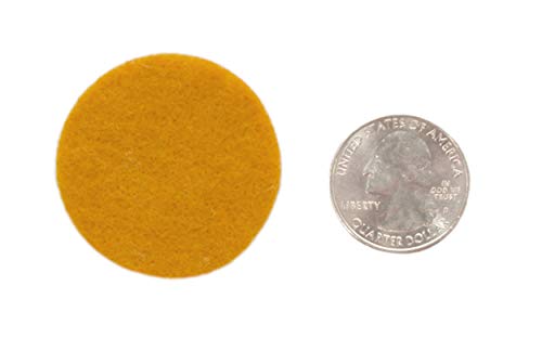 Image of Playfully Ever After Mustard Yellow Craft Felt Circles (1.5 Inch - 94pc)