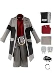 ulesoke Enjin Cosplay Gachiakuta Costume Enjin Gachiakuta Coat Waist Bag Earrings Fullset Adults Mens Halloween Outfits