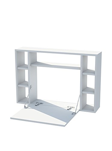 Minar by Homemania Scrivania, Scrivania Omega, Bianco