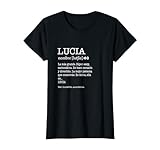 Regalo para Lucia con Nombre Divertido Significado Mujeres Camiseta