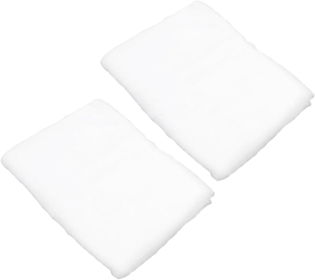 jojofuny 2pcs Christmas Village Snow Blanket 1.5x1m White Faux Snow Carpet Artificial for Indoor Winter Holiday Decor and Party Craft Display