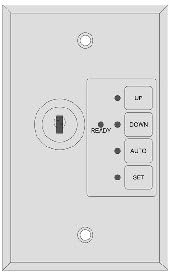 Aladdin_SL_Controller SmartLift Controller, Easy to Use Touch Pad Controller, 12" x 12" x 12", White