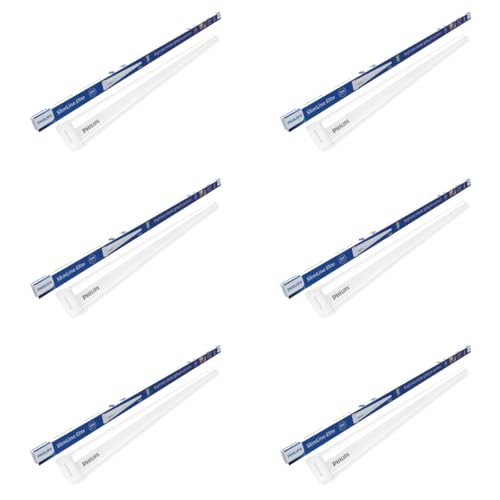Image of Philips SlimLine Elite 50W LED Batten Light | High Brightness & Energy Efficient | Sleek Slim Design | Ideal for Home, Office & Commercial Use | CoolDay Light, Pack of 6