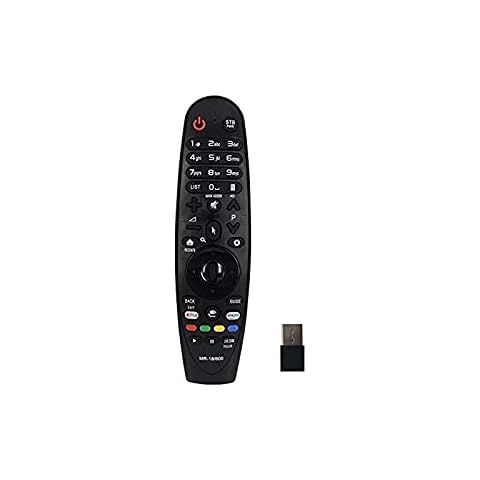 Tekeir Replacement Remote Control Compatible With LG Smart TVs - Magic Remote MR-18/600 - With MR18 MR-18B MR600/650 - Black Cover
