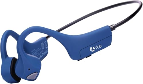 QAZITV Bone Conduction Headphones Wireless Bluetooth Open Ear Headphones with Mic Long Battery Life Waterproof Earphones for Running, Cycling, Hiking, Workout, Gym