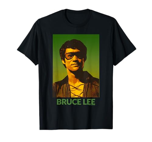 Bruce Lee Posing With Sunglasses In Sepia Tones Portrait T-Shirt