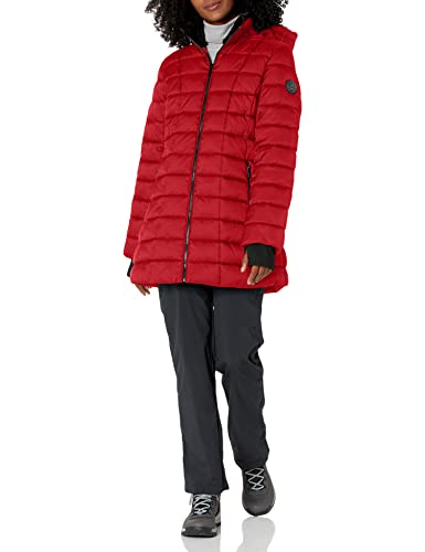 Amazon.com: HFX womens 3/4 Midweight Puffer Jacket Zipper