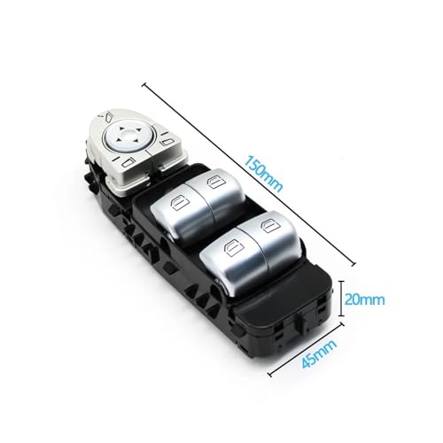 Interrupteur de fenêtre électrique pour Benz W238 noir - 2