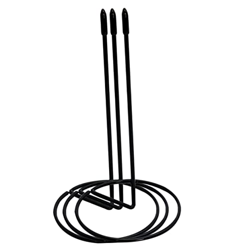 HOMSFOU 3Pcs Stainless Steel Receipt Holder Spike Ticket Stabber for Organizing Bills Checks and Memos Compact Desktop Storage for Home and Office