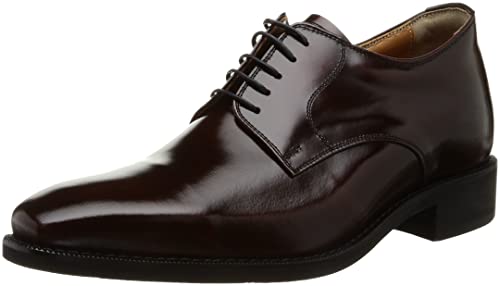 [北嶋製靴工業所] 6cmUP 本革シークレットシューズ ロングノーズ外羽根プレーン≪ワイン 23.5≫『脚長スタイルアップシューズ』 No.1931