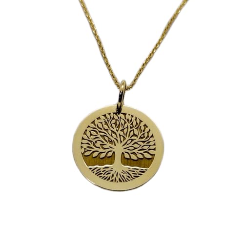 Collier Arbre de Vie LKBEADS en argent plaqué or : un bijou anti-ternissement pour peau sensible