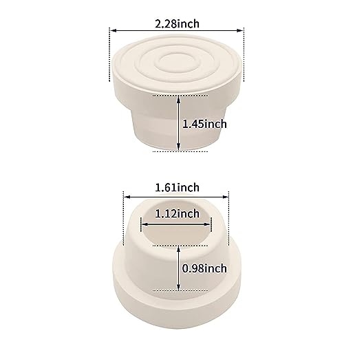 2 Pack tope de goma para escalera de piscina 1.9 pulg miniatura 4