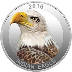 31.1 GM. INDIAN EAGLE SILVER(999) COIN WITH CAPSULE PACKING LIMITED EDITION