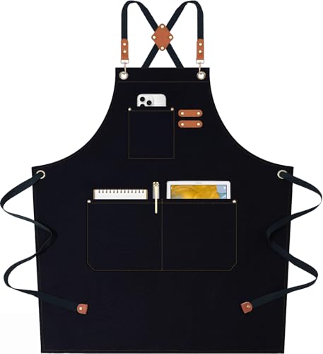 AFUN Chef Aprons for Women Men with Oversized...