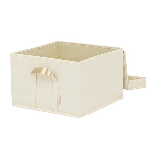 ルミナス スチールラック用 収納ボックス アイボリー 幅33×奥行33×高さ21cm LSB3333IV LSB3333IV