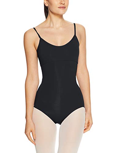 Capezio Damen Camisole Leotard w/Twist Back Nylon/Spandex, Schwarz, XS