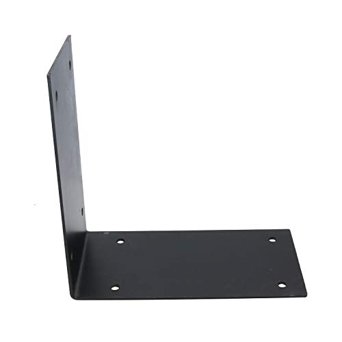 Support fixation murale pour post box plaque métallique renfort angle - 3