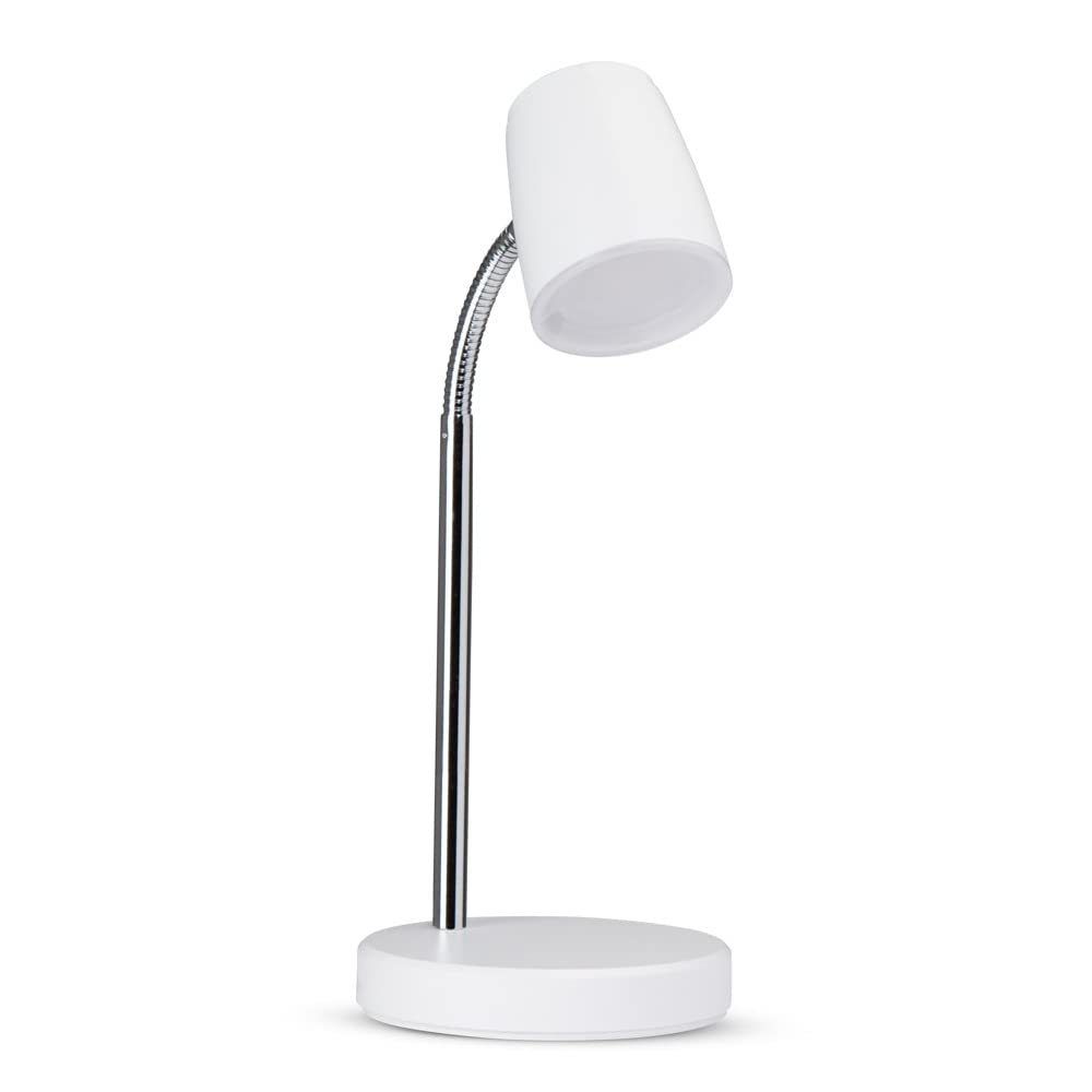 LITECRAFT Glow Table Lamp 3.5 Watt Integrated LED Children's Task Light - White