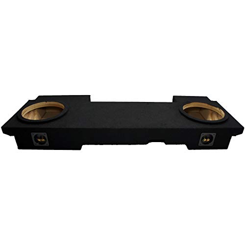 ASC GM2X10-AV-ECL-US Compatible with Chevy Avalanche or Cadillac Escalade EXT 2007-2013 Dual 10" Subwoofer Underseat Sub Box Speaker Enclosure