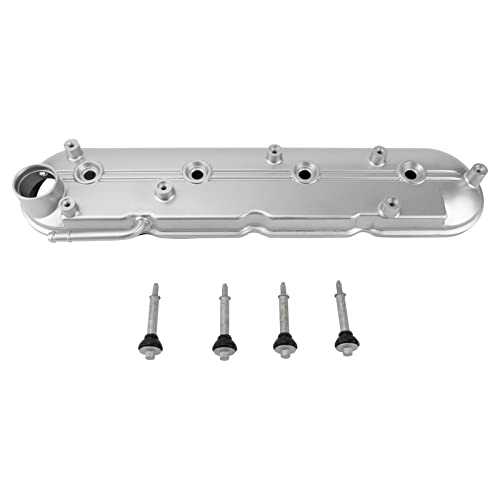 Image of TRQ Right Valve Cover Compatible with 1999-2008 Chevrolet GMC Hummer Pontiac Buick Cadillac