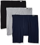 Hanes Men's Tagless ComfortSoft Waistband Boxer Briefs-Multiple Packs Available, 6 Pack-Assorted, Large