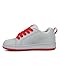 DC Shoes Boy's Court Graffik Skate Shoe, Grey/Red, 6 Big Kid