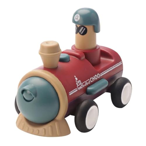 Image of SPITEN Pack of 4 Toy Cars Push and Go Play Set Friction Powered Car Pull Back Vehicles Transport Press and Go Gifts for Babies Toddlers Kids Boys Girls