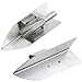 A Pair Drywall Corner Tool,Inner Outer Wall Corner Trowel Plastering Tool Perfect 90 Degree Right Angle when Mudding Drywall Plastering Around the Groove