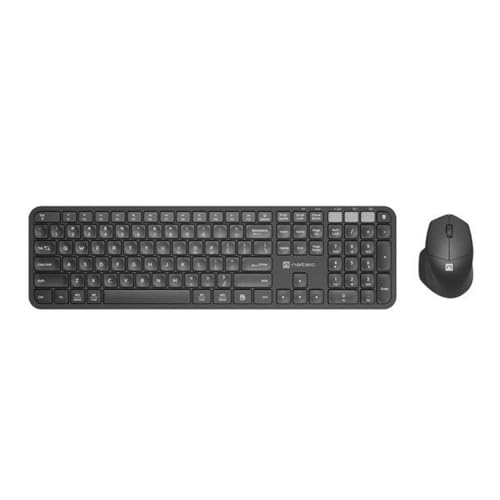 Set sans fil Octopus 2 Natec avec clavier US et souris optique pour ordinateur