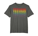 I love Techno Rainbow | Rainbow Rave Camiseta