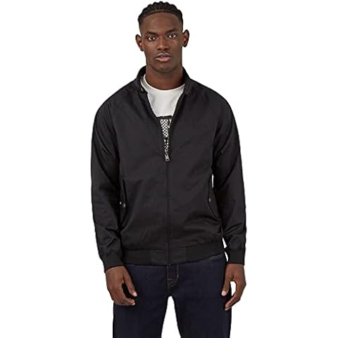 Ben Sherman Men's Black Harrington Jacket Cover