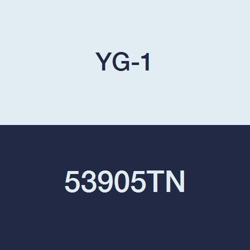 YG-1 53905TN Carbide Ball Nose End Mill, 4 Flute, Extra Long Length, TiN Finish, 6" Length, 3/4"