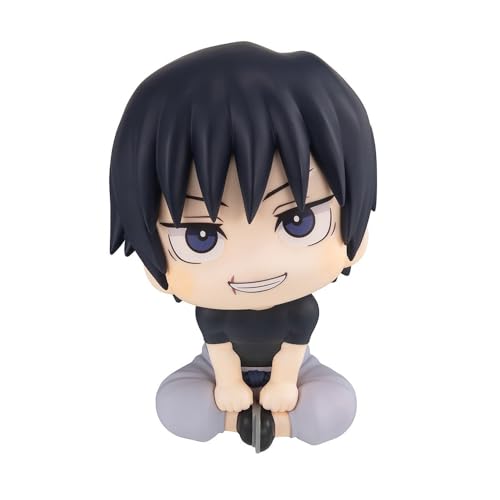 YLEAFUN Anime Fushiguro Toji Okkotsu Yuta Look Up Figure 3.93inch Cute Collectibles Action Figure Model Statue Home Car Decoration
