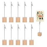 10 Stück Fotohalter Mit Klammern,Fotohalter,Fotoständer,Memo Clip Halter,Fotoaufsteller, Memo Clip Halter Ständer,Postkartenhalterm,Bilderhalter Zum Hinstellen,Für Bilder Karten Notizen