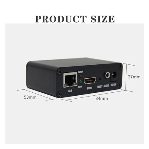 Codificador de vídeo H265 H264 HDMI para codificador de transmissão de vídeo IPTV SRT RTSP RTMPS UDP