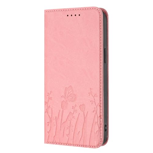 PONRFEKT �蒠�^�P�[�X �Ή� Xiaomi POCO X5 / Redmi Note 12 5G PU���U�[ ���z�^�J�o�[ �J�[�h���[ �}�O�l�b�g�J�� �X�^���h�@�\ �Ռ��z�� �ϏՌ� �t���b�v�P�[�X-�s���N