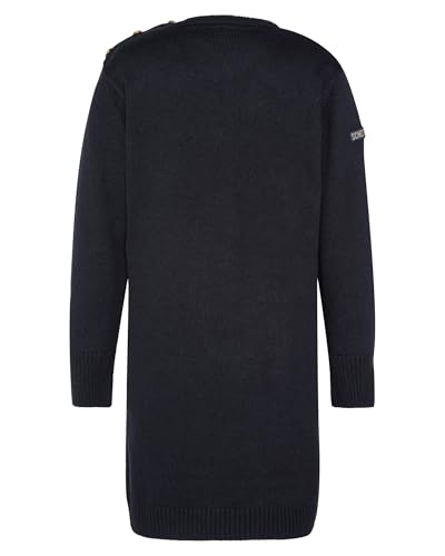 Robe pull col rond bouton ancre Schott tricot haut de gamme - 4