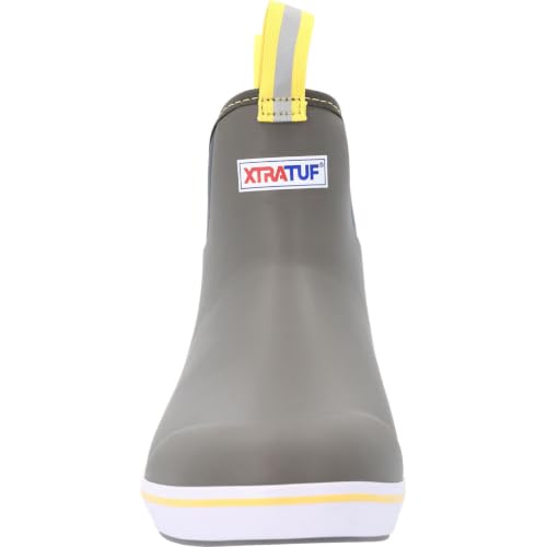 Image of XTRATUF 6 inch Men's Ankle Deck Boot - Lightweight, 100% Waterproof Rubber Footwear - Non-Marking, Slip-Resistant Outsole - Moisture-Wicking Liner
