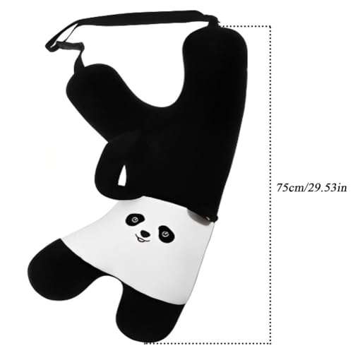 Almohada ergonómica en forma de K marrón para auto miniatura 6
