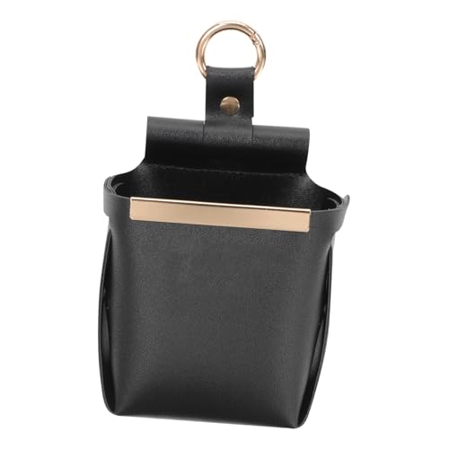 Gatuida Organizer Da Parete in Pu Con Anello in Metallo Borsa Appendibile Portascope e Portaoggetti Pieghevole Per Armadio e Porta Contenitore Salvaspazio Per Piccoli Accessori e Cosmetici