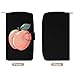 Peach Fruit Fashion Wallet Credit Card Holders Large Wristlet Handheld Coin Pockets